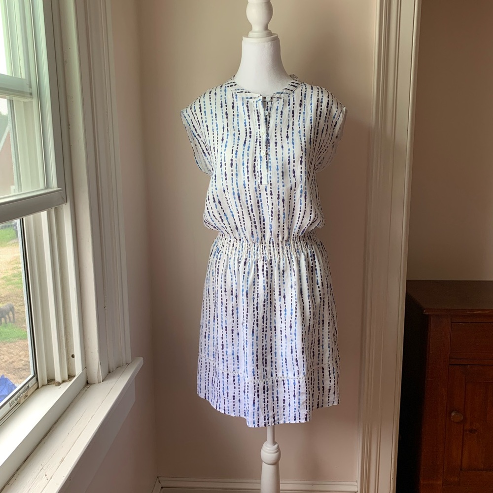 Hatley Blue Stripes Dress in Small